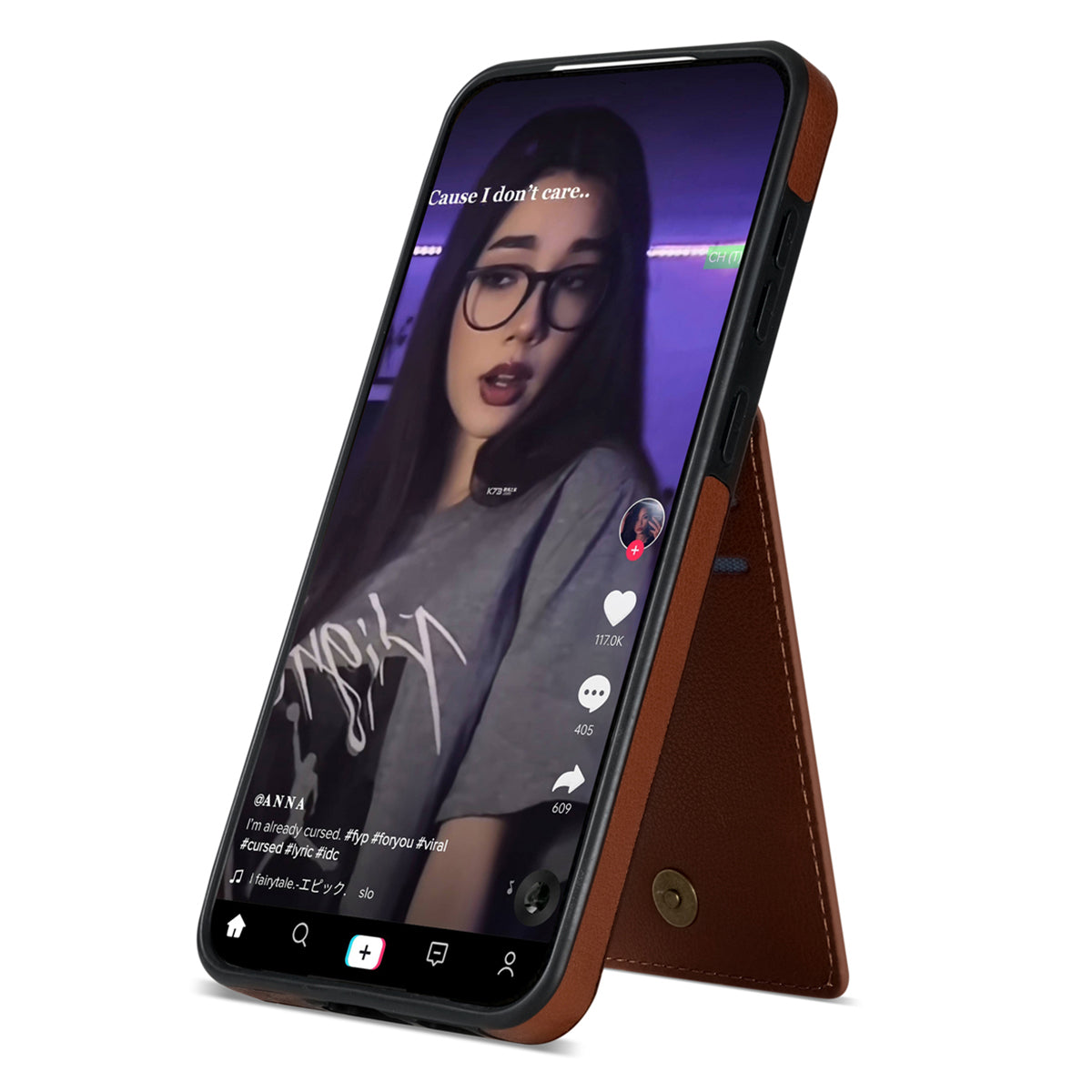 N.BEKUS For Samsung Galaxy A16 5G / 4G Case Leather+TPU Kickstand Phone Cover with Card Holder - Brown N.BEKUS For Samsung Galaxy A16 5G / 4G Case Leather+TPU Kickstand Phone Cover with Card Holder - Brown